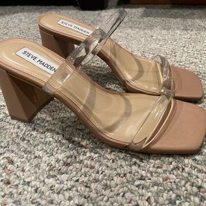 Steve Madden Lilah Clear Heel